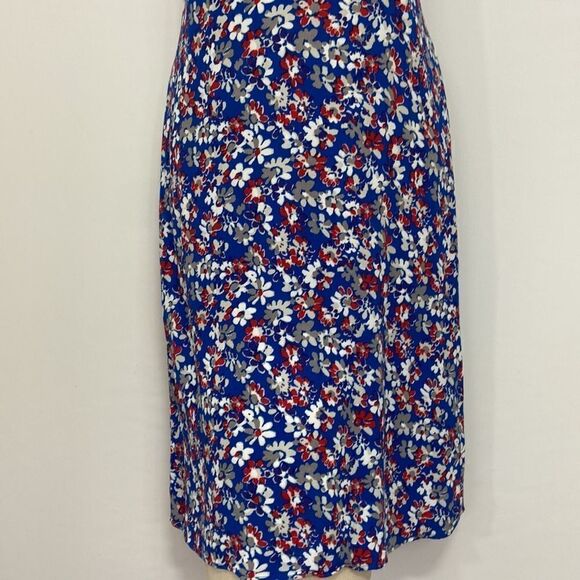 Rag & Bone Dress "Estelle" Blur Red Floral NWOT Sz T/P 4 - Picture 4 of 9